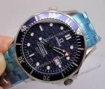 Omega Seamaster 007 Replica Automatic Watch - Blue Face Stainless Steel Band